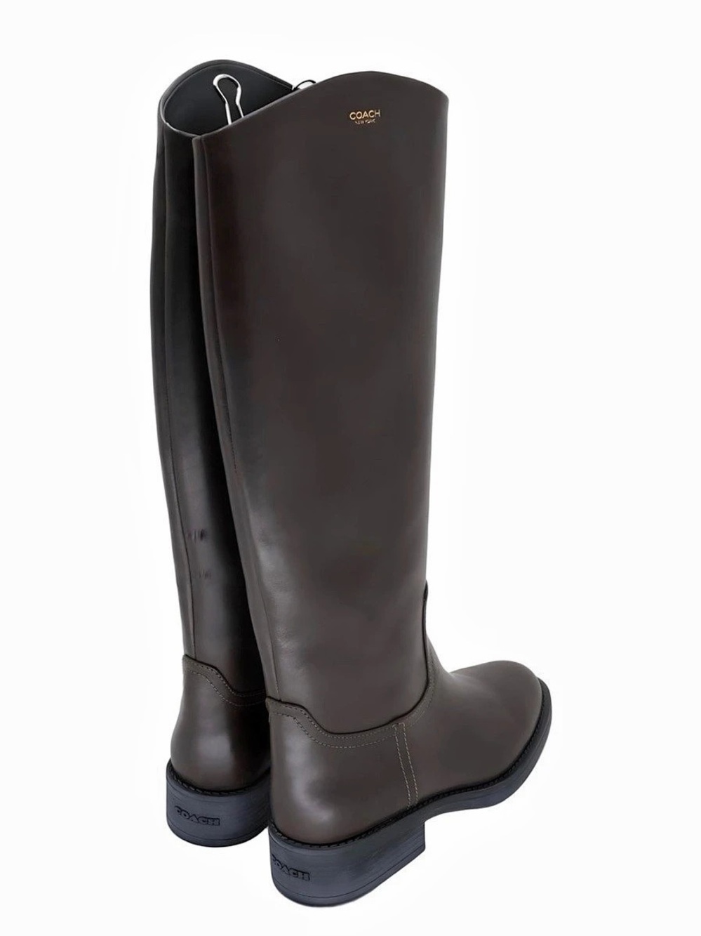 COACH Maple Brown - Park Tall Boot 7B - Picture 3 of 6